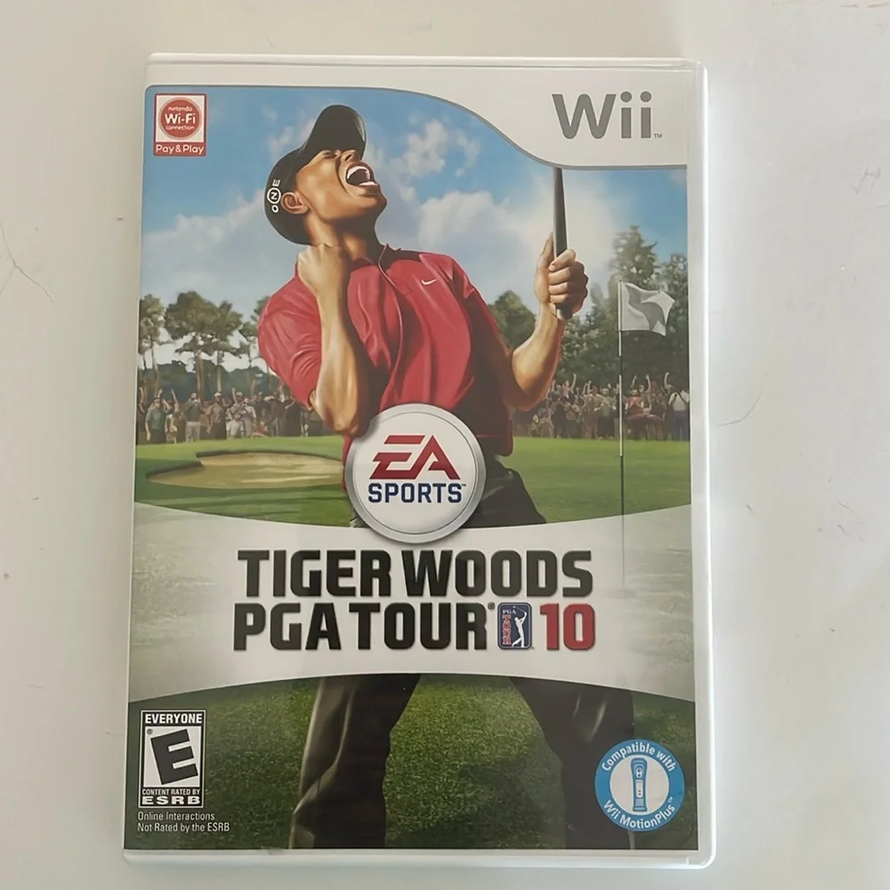 Nintendo Wii 2009 Tiger Woods PGA Tour 10 Video Game